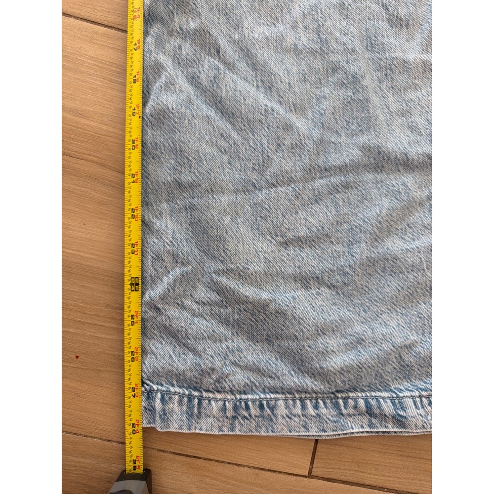 Gap Womens Light Wash Wide Leg Drawstring Denim Pants Blue Size M‎ Relaxed Fit - Picture 5 of 6